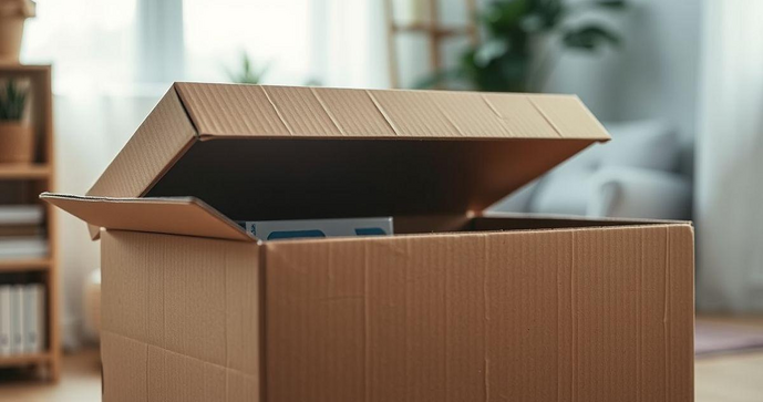 Caixa de papelão com tampa é a solução ideal para organizar e armazenar Caixa de papelão com tampa é a solução ideal para organizar e armazenar