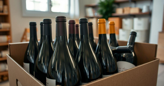 Caixa de papelão para vinho é a solução ideal para armazenar e transportar suas garrafas com segurança Caixa de papelão para vinho é a solução ideal para armazenar e transportar suas garrafas com segurança