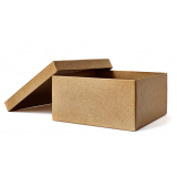 caixa com tampa de papelão Limão