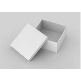 caixa de papelão branca com tampa preço Ponte Rasa