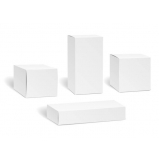 caixa de papelão branca personalizada Guaianases