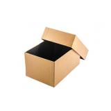 caixa de papelão com tampa para presente valor Itaquera