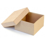 caixa de papelão com tampa solta preço Pará