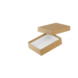 distribuidora de caixa de papelão com tampa separada Itaim Bibi