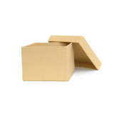 distribuidora de caixa de papelão quadrada com tampa Cachoeirinha